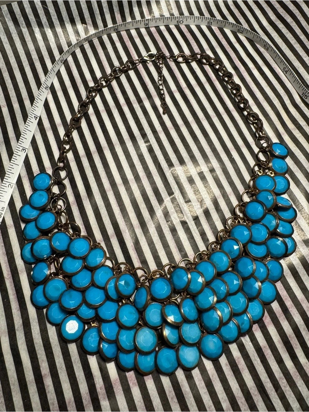 Fashionable Turquoise Statement Necklace